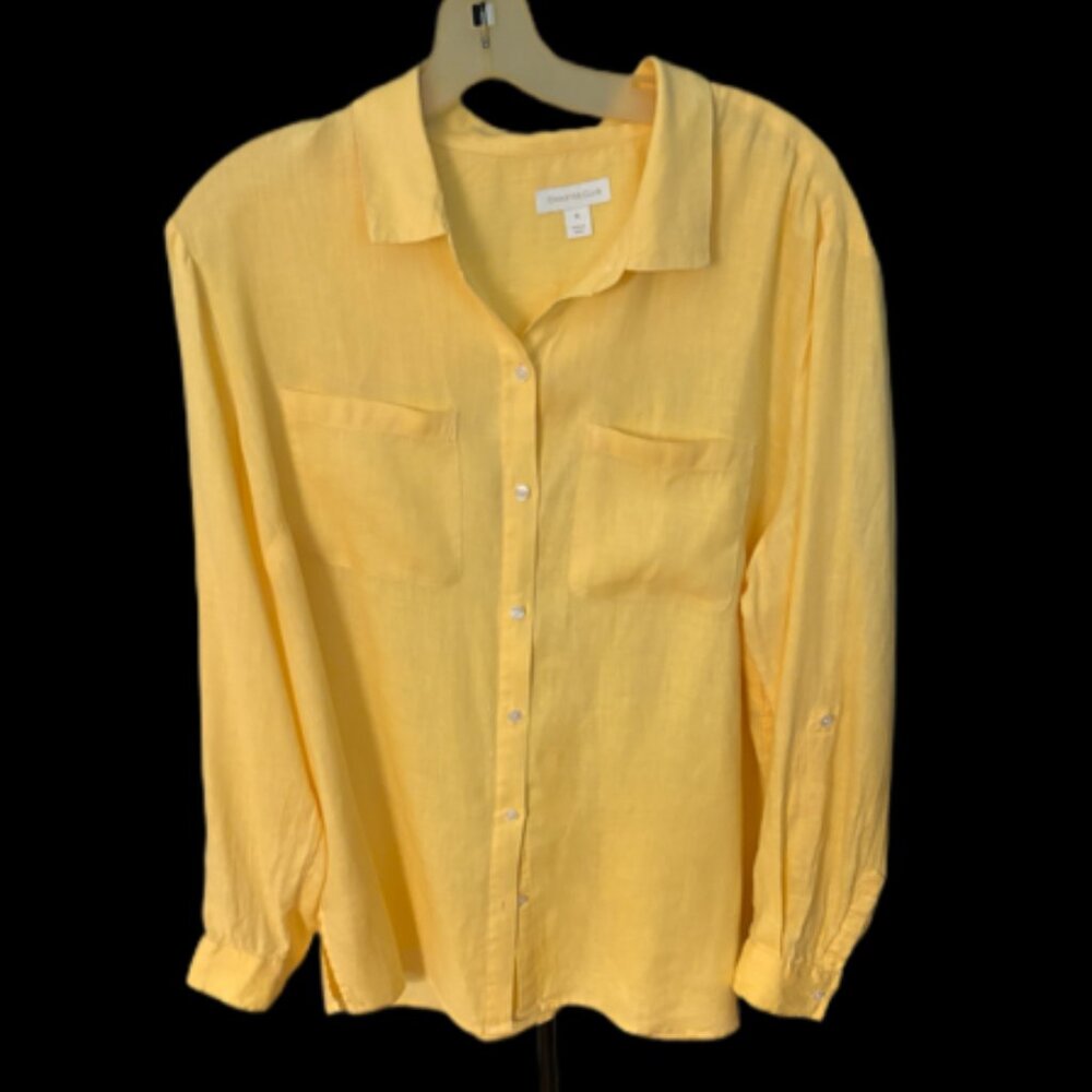 Charter Club Linen Shirt Size XL